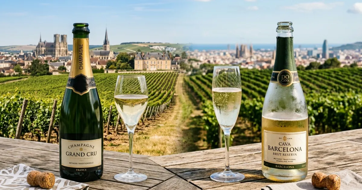 Hero for Cava vs Champagne: What’s the Real Difference for Beginners?